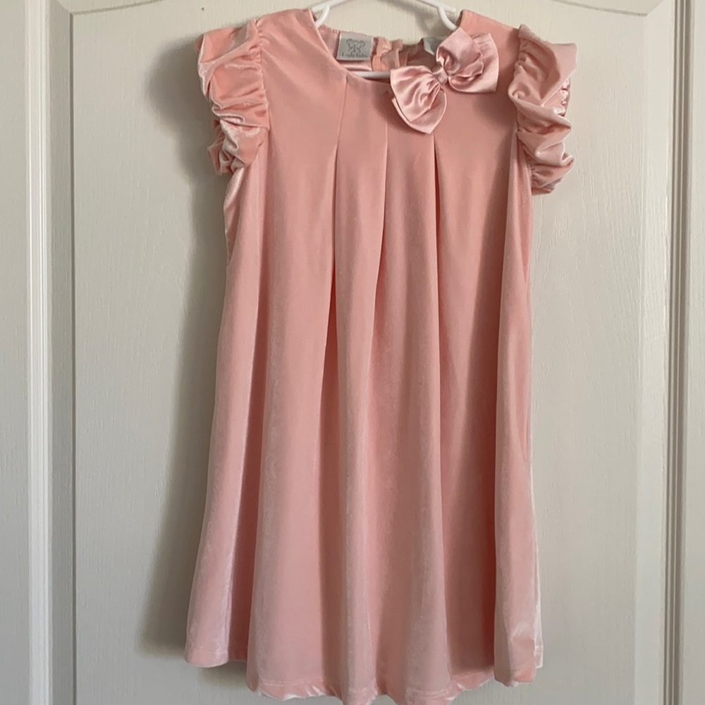 Beautiful light pink velour dress.